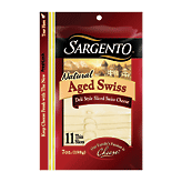 Sargento(R)  aged deli style sliced swiss cheese, 11-thin slices Full-Size Picture